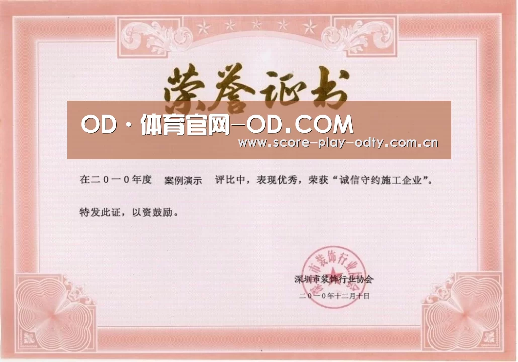 荣誉证书二